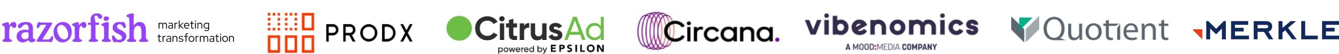 Razorfish, ProdX, CitrusAd powered by EPSILON, Circana, Quotient, Vibenomics